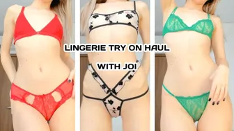 A Hot Girl Tries On Sexy Lingerie For You