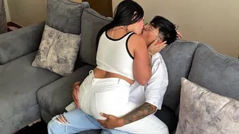 Latina stepsister likes to fuck wildly