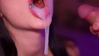 Cum In Mouth and Swallow Compilation! Try Not Cum