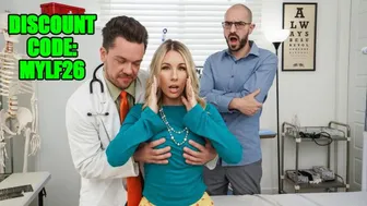Desperate Wife Bunny Madison Gets Secretly Bred By Her Doctor During The Exam