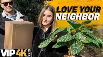 HUNT4K. I’m the sluttiest neighbour and I fuck in front of my BF! So what?