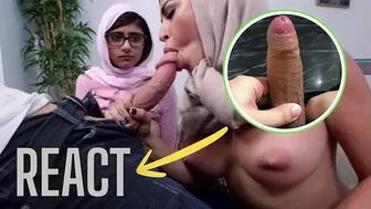React: Mia Khalifa stepmom Juliana Vega fucks and sucks her boyfriends cock