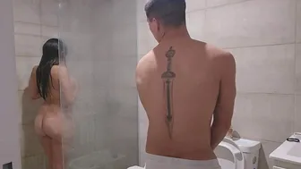 I hide the towel from my stepsister just as an excuse to fuck her hard.