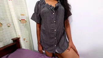 Sri Lankan - Hard Romantic Fuck with My Cute Girlfriend Ends with Cum All Over Her Body - Asian Hot Couple