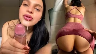 Beautiful Latina with huge ass fucking hard after the gym | Big Ass Latina Gets Fucked Hard After the Gym