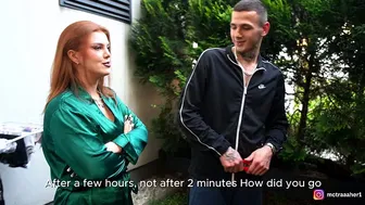 I'm working in a rich Polish woman's garden while her husband is on vacation; I'm going to fuck her in the pussy