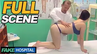 Fake Hospital - Petite Teen Huge Natural Tits Fucked Hard by Doctor, Creampie Tease Cumshots on Pussy and Ass