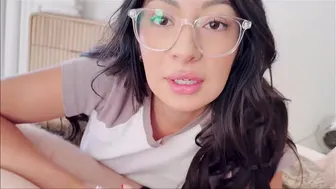 Nerdy Latina Step Sister Proves She's Not A Virgin - Cami Strella - Family Therapy - Alex Adams