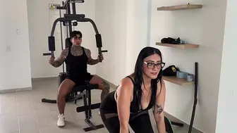 I can't resist my neighbor, so I invite him over to give him the best fuck of his life