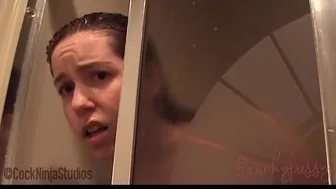 Showering Big Step Sister Trades Sexual Favor For Laundry Chores - Cock Ninja Studios - Winky Pussy