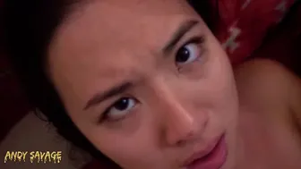 19 year old Chinese POV creampie CLOSE UP