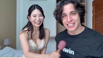 First time with Gattouz0 has me screaming as he pounds my tight little Japanese pussy | Rikako Katayama