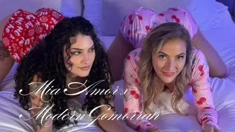 LESBIAN PAWG LICKS LATINA PUSSY UNTIL SHE BEGS FOR BBC ~ Mia Amor ~ Modern Gomorrah