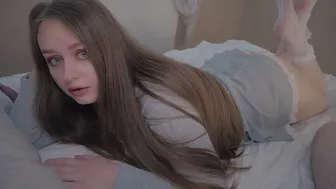 The Step Daddy Caught His Step Daughter With a Dildo in Her Pussy, She Wants To Be Punished For It And He Fucked Her