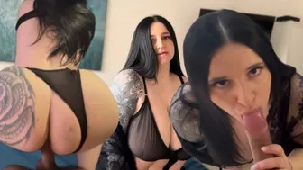 Mi vecino casado no tiene batería y se equivoca de enchufe y me sorprende con un anal