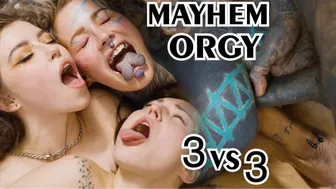 Pornstar Orgy POV 3 Guys 3 Girls Non stop Fucking