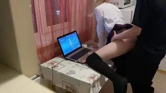 I didn't let my stepsister play on the computer after school